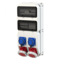 Rozdzielnica stacjonarna SZUBIN 2*32/5*2C 2GS*2C IP67 902567990W