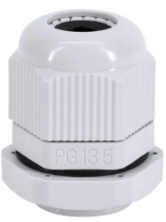 Dławica kablowa dławik PG 13,5 IP68 szary - 10 sztuk