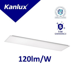 Panel LED BLINGO U34W 4080 120NW 4080lm 4000K IP20 I kl. stal PZH ENEC 5 lat Gwar. biały 37175