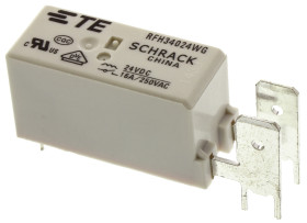 Przekaźnik mocy 24V dc SPST TE Connectivity, montaż PCB 1440Ω Otwór przezierny