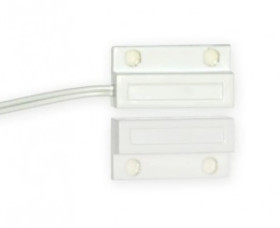 Nawierzchniowy, 25mm, nc, białyW, brązowyB, plastikowy MV-P12 W biały