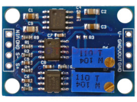 Wzmacniacz pomiarowy AD620 μV/mV