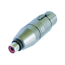 Adapter AV Żeńskie XLR (1) na Żeńskie RCA (1)
