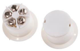 Zacisk, 500mA, 140V ac/dc, kolor: Biały, RS PRO