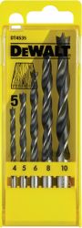 Zestaw wierteł spiralnych do drewna DEWALT DT4535-QZ 5 szt.