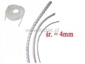 Peszel - SPIRALA 4mm BIAŁA ( opakowanie ok.30m)