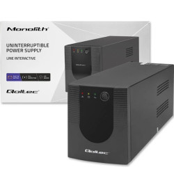 Qoltec Zasilacz awaryjny UPS Line Interactive Monolith 2000VA 1200W USB RJ45