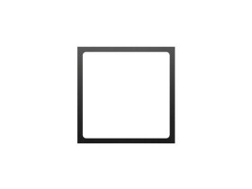 SIMON 54 Pierścień dekoracyjny czarny DPRZ/49 KONTAKT SIMON