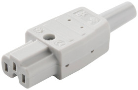 Złącze męskie do nagrzewających się urządzeń Martin Kaiser C15A złącze żeńskie proste Łączna ilość styków: 2 + PE 10 A s
