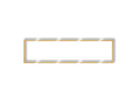 DECO Ramka wypełniająca 4 poczwórna złoty 29DRW-4 KARLIK