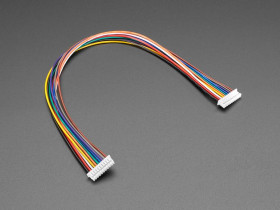 Adafruit 1.25mm Pitch 10-pin Cable 20cm long 1:1 Cable