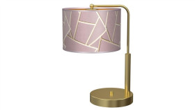 Lampka Nocna Ziggy Pink Gold/Pink 1Xe27 Mlp7592 Milagro
