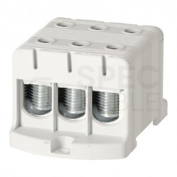 Listwa zaciskowa 3-torowa Al/Cu 16-95mm2 na szynę TH35 szary FJ-E95/3 HEDO