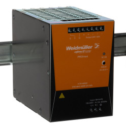 Zasilacz szyny DIN U wy 24V dc I wy 20A U we 85 → 277 V ac / 80 → 370V dc Weidmuller 480W impulsowy