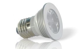 LAMPA LED E27 4W 230V BIALA CI