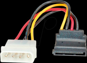 11.03.1061 4-pin HDD socket &gt; SATA socket, ang., 0.1 m