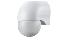 Ścienny Czujnik Ruchu Zmierzchu Pir Zewnętrzny Led Biały 180 Stopni Na...