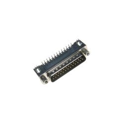 Wtyk D-SUB DB25 25-pin kątowy w druk / 00172