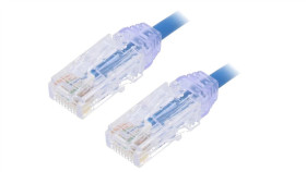 Utp28x0.5Mbu Patch Cord Tx6a-28™,U/Utp 6A Drut Cu Lszh Niebieski 0,5M