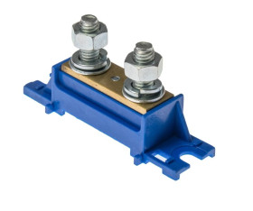 Zacisk ochronny 2x35mm2 niebieski bez pokrywy na szynę TH35 E.4120P-BP