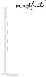 PM-VAC-91 Puremounts universal vacuum cleaner stand, white
