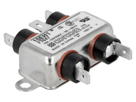 Filtr przeciwzakłóceniowy 250VAC Ipracy max 10A Ir 0,005mA 6609012-5