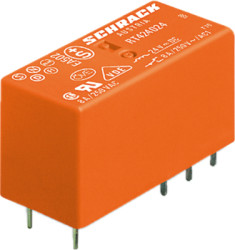 Relay, 2 Form C (NO/NC), 12 V (DC), 360 Ω, 8 A, 400 V (AC), monostable, 6-1393243-3