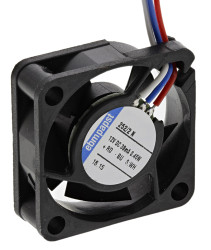 Wentylator osiowy 12 V DC DC 25 x 25 x 8mm 500mW 3.4m³/h 15dB