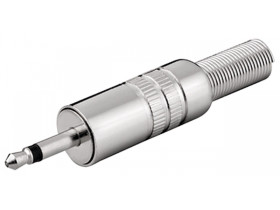 Wtyk jack - 3,5 mm - mono wtyczka jack 3,5 mm (2-pinowa, mono)
