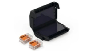 EASY-PROTECT 222 Puszka żelowa ze złączkami WAGO-COMPACT 0,2-4 mm2, (2 złączki 2-przewodowe), 407860