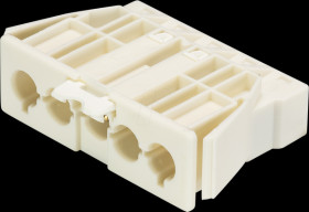 92.052.9658.0 Plug, snap-in - 5-pin, white, spring connection