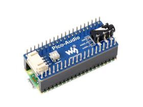 Waveshare Audio Expansion Module for Raspberry Pi Pico, Concurrently Headphone / Speaker Output