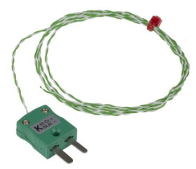 Termopara typ K do +250C 1m kabel 1m IEC