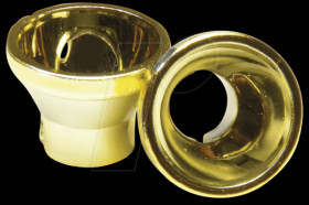 882003 LED reflector, 5 mm, metallized, light gold