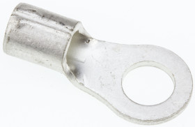 Zacisk oczkowy rozmiar przewodu 6.6mm² Ø 5mm nieizolowany średnica wew 5.3mm JST