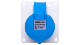 Gniazdo Tablicowe 32A 3P 230V 6H Ip44 Skośne Quick-Connect 12789