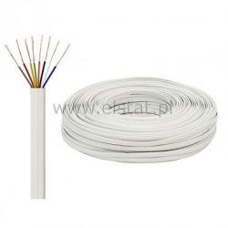 Kabel telefoniczny 8C 8 żył biały