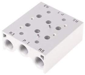 Płyta przyłączeniowa modułowa 2-drogowa G 1/4 1/4in G SMC