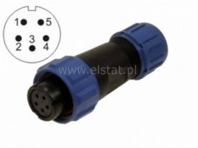 Złącze przemysłowe SP1310/S5-6 GN kabel ( 5P 4A)