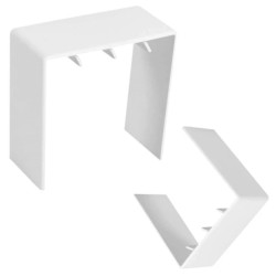 Łącznik Prosty do Kanału Kablowego LPRO 60x60mm 1 sztuka Biały AKS Zielonka