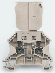 Złączka szynowa bezpiecznikowa Weidmuller poziomy: Pojedynczy 26 → 12AWGŚruba WTR raster: 5mm 6.3A 400 V
