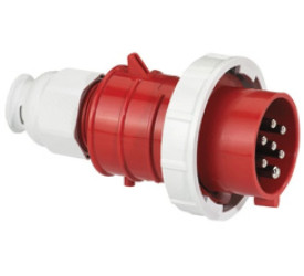 Wtyczka TE z zintegrowanym zadławieniem MULTI-GRIP 16A 7p 400V 6h IP67 21667