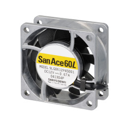 Wentylator osiowy 12 V DC DC 60 x 60 x 25mm 8.04W 83.9m³/h 53dB(A) 670mA