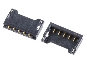 Listwa stykowa PCB 5-pinowe Pico-Ezmate raster: 1.2 mm Prosty 1-rzędowe Molex Powierzchnia 50 V W osłonie