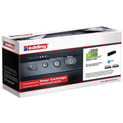 Edding 18-2205 Toner replaced HP 203X (CF541X) Compatible Cyan 2500 Sides