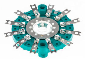 Przełącznik obrotowy, SP12T, 150 mA przy 250 V AC, 300V ac/dc, 12-położeniowy, NSF