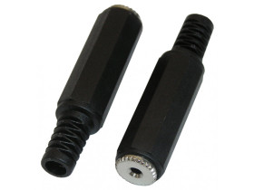 Gniazdo jack 2,5mm stereo na kabel plastyk