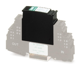 Złącze ochrony przeciwprzepięciowej 28 V AC, 40 V DC Wtykowe Phoenix Contact Wtyk z zabezpieczeniem 20kA