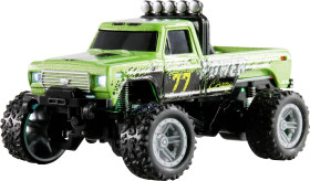 Amewi Die Cast zielony Szczotkowy 1:64 Model samochodu RC Elektryczny Monstertruck 2WD RtR 2,4 GHz