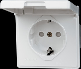 1191.0208.0 KOPP flush-fitted socket, 2-pin